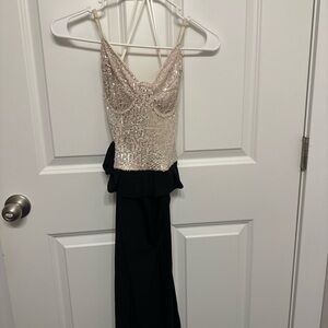 Windsor Silver Sequin Sleeveless Bodysuit